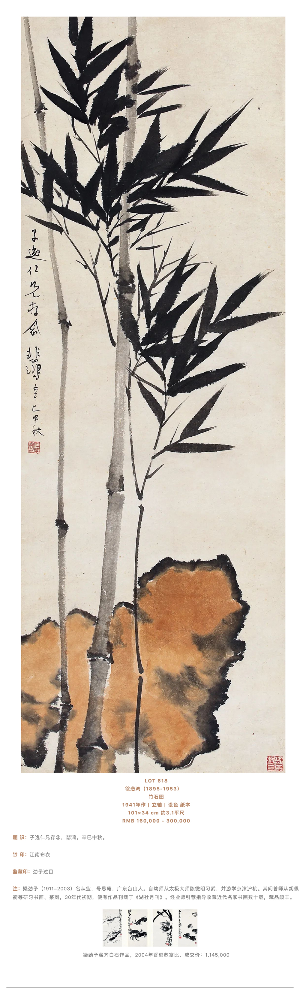 永樂拍賣 | 莫逆相望——徐悲鴻、齊白石繪畫專輯_壹伴長圖2-2.jpg